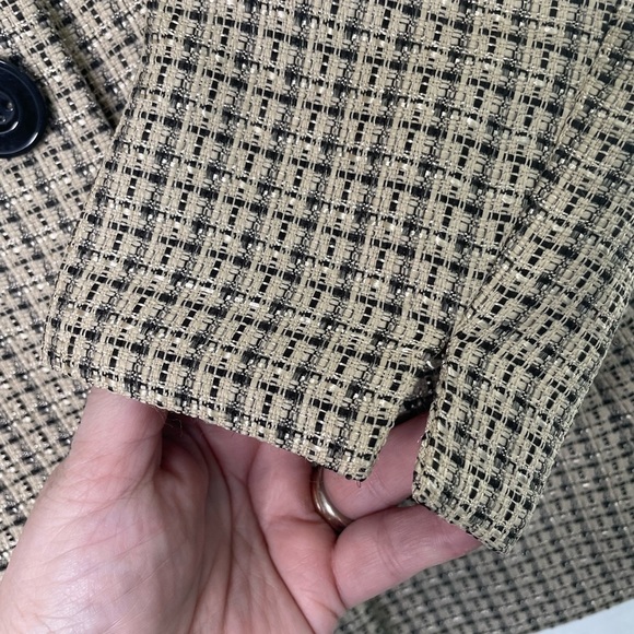 Evan Picone Women's Tweed Woven Blazer Sz 10 - Picture 11 of 14